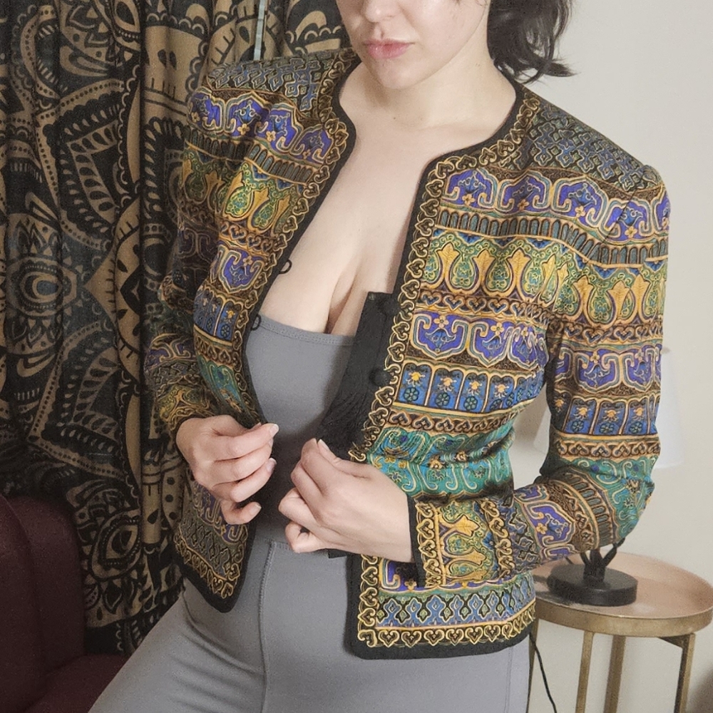 Adrianna Papell Vintage Jacket 1980s